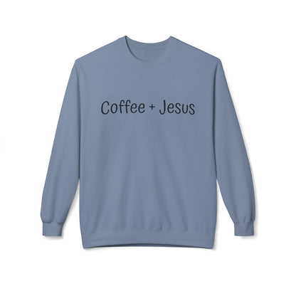 Coffee + Jesus Crewneck Sweatshirt