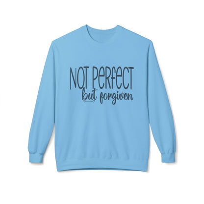 Sweatshirt - "Not Perfect But Forgiven" Inspirational Crewneck