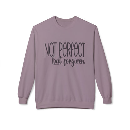 Sweatshirt - "Not Perfect But Forgiven" Inspirational Crewneck