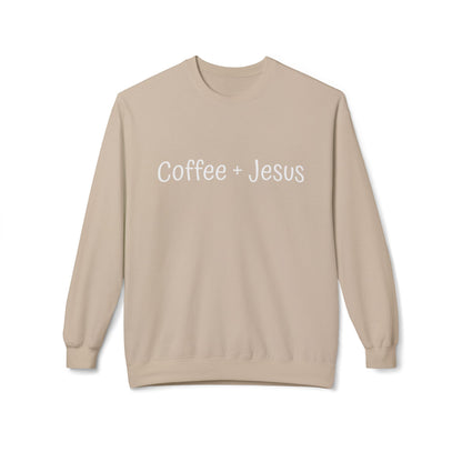 Coffee + Jesus Sweatshirt — Christian Faith Crewneck