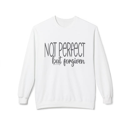 Sweatshirt - "Not Perfect But Forgiven" Inspirational Crewneck