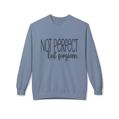 Sweatshirt - "Not Perfect But Forgiven" Inspirational Crewneck