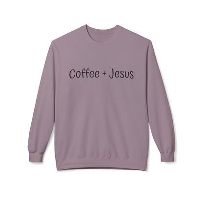 Coffee + Jesus Crewneck Sweatshirt