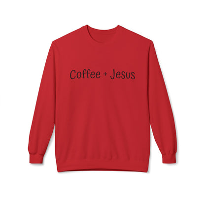 Coffee + Jesus Crewneck Sweatshirt