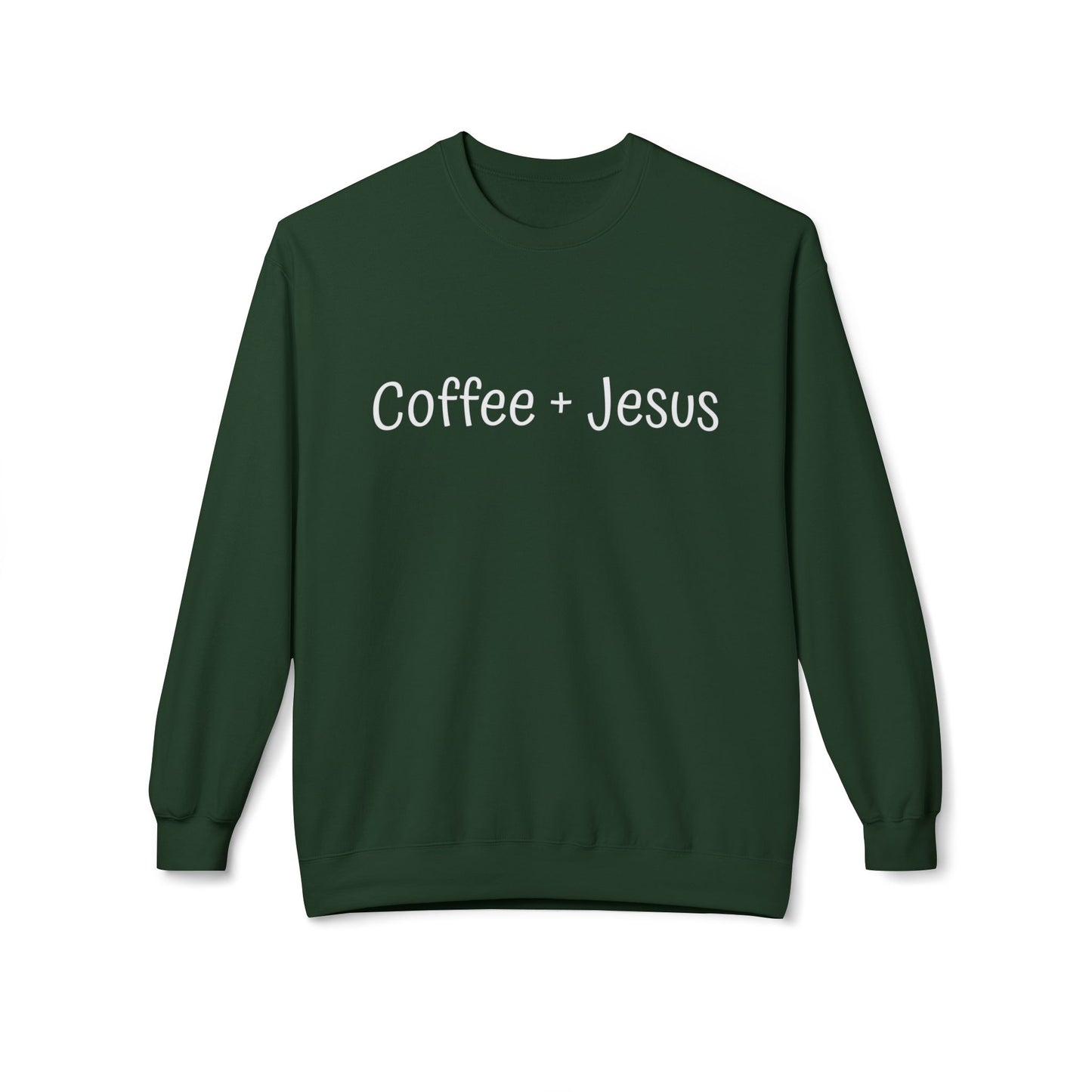 Coffee + Jesus Sweatshirt — Christian Faith Crewneck