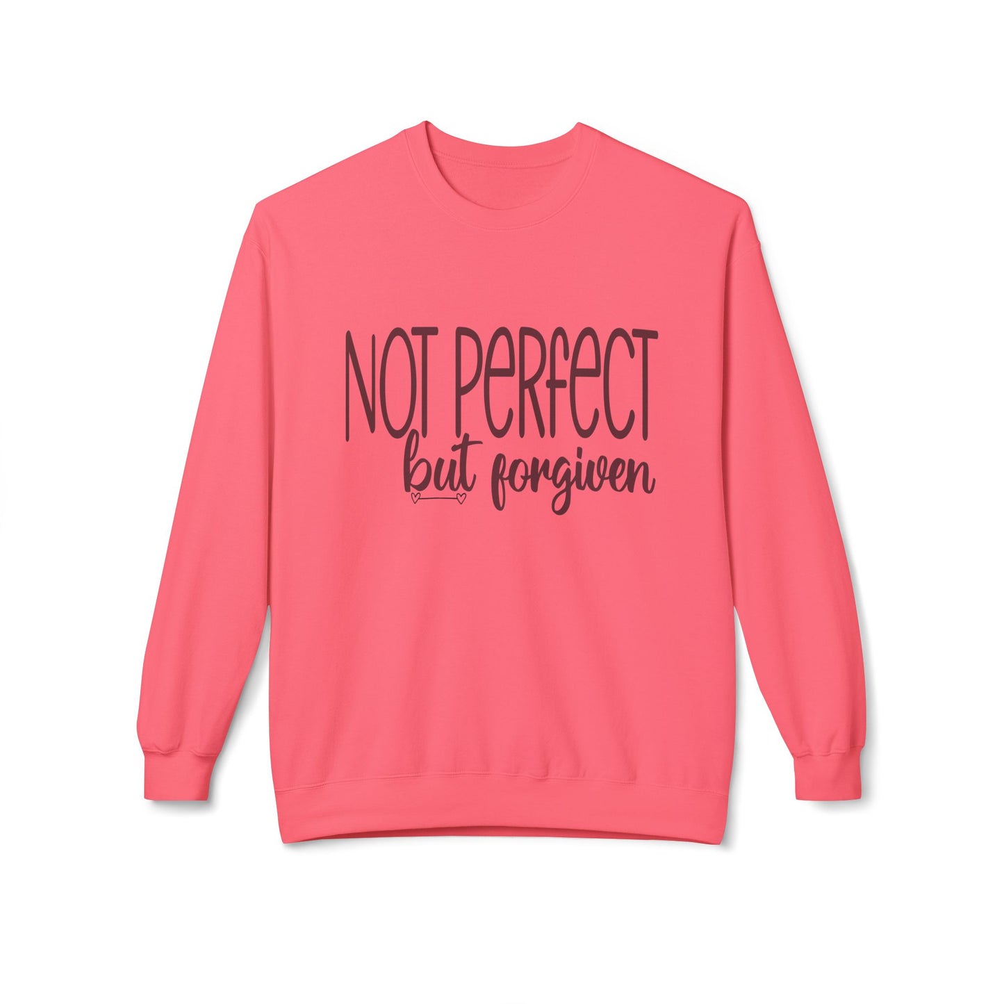 Sweatshirt - "Not Perfect But Forgiven" Inspirational Crewneck