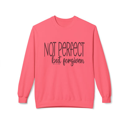 Sweatshirt - "Not Perfect But Forgiven" Inspirational Crewneck