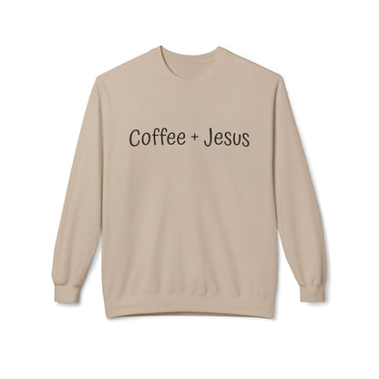 Coffee + Jesus Crewneck Sweatshirt