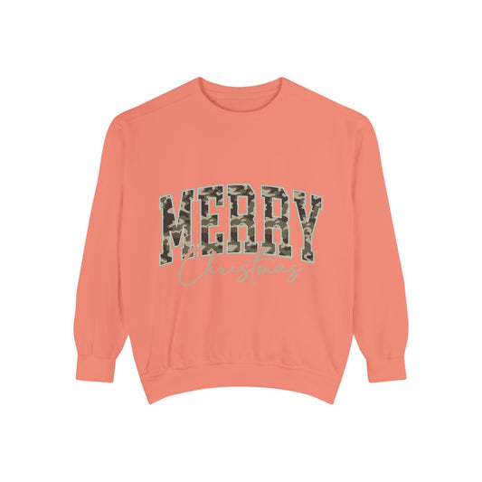 Merry Camo Christmas Sweatshirt