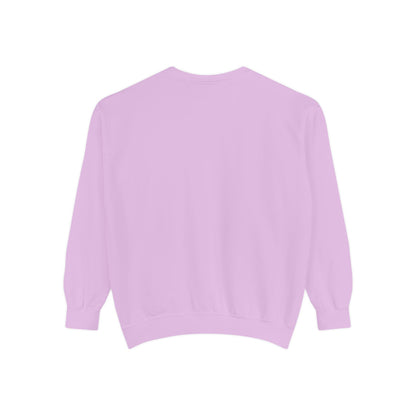 Heart Bow Sweatshirt — Pink & Gold Valentine Crewneck