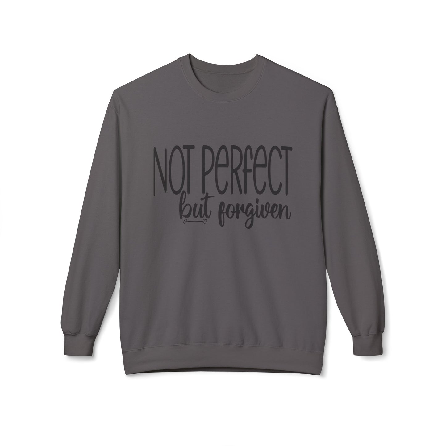 Sweatshirt - "Not Perfect But Forgiven" Inspirational Crewneck