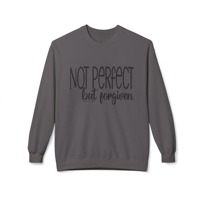 Sweatshirt - "Not Perfect But Forgiven" Inspirational Crewneck