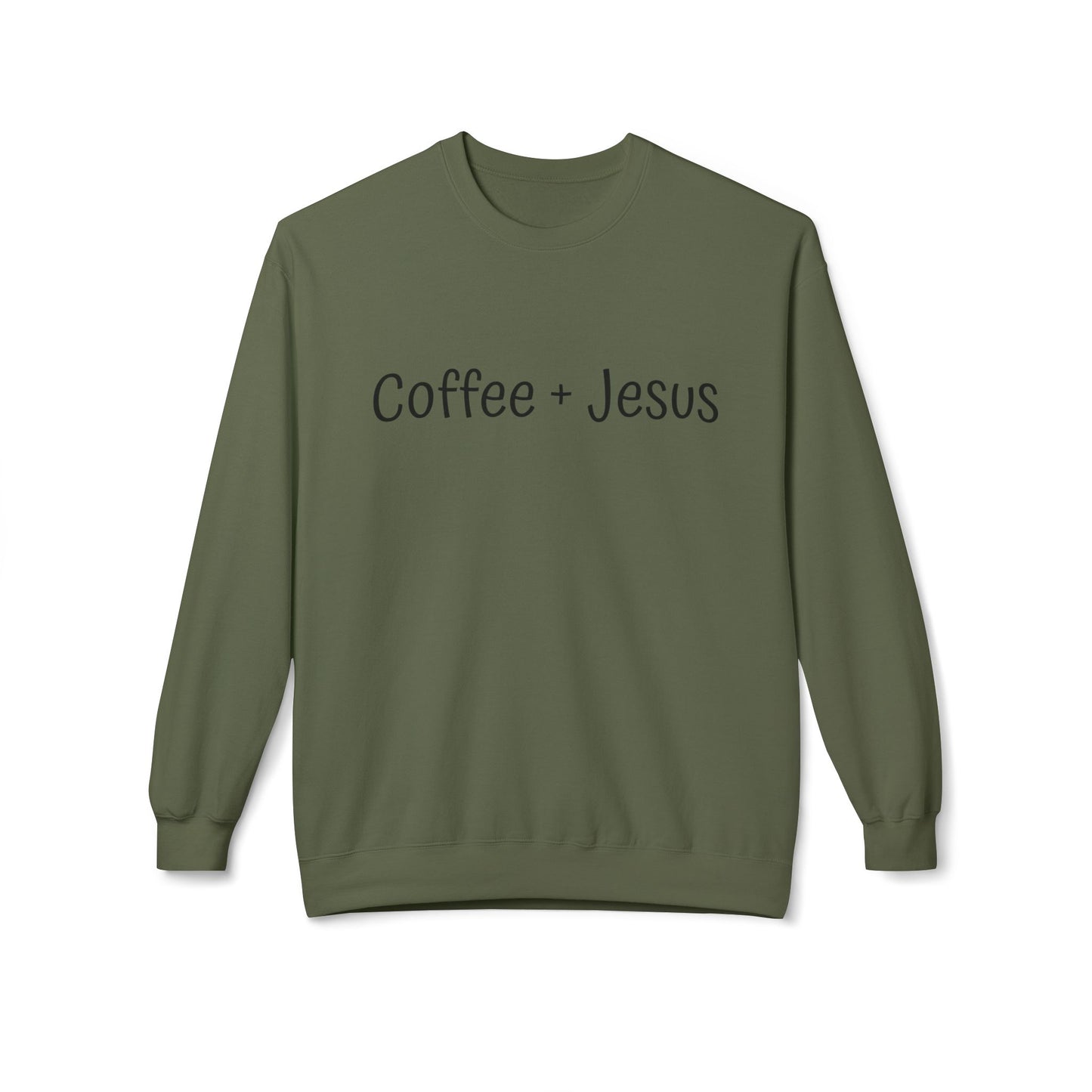 Coffee + Jesus Crewneck Sweatshirt