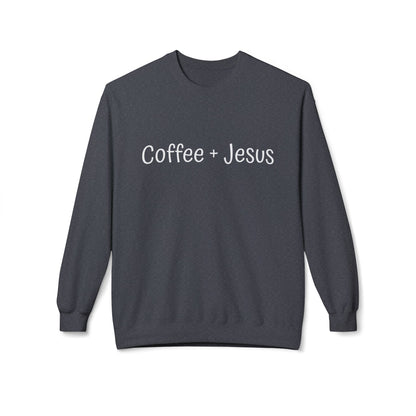 Coffee + Jesus Sweatshirt — Christian Faith Crewneck