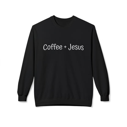 Coffee + Jesus Sweatshirt — Christian Faith Crewneck