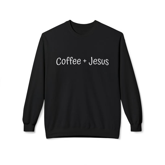 Coffee + Jesus Sweatshirt — Christian Faith Crewneck